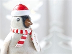 Pingvin Baby Winter Penguin fra edo med halstørklæde - Tinashjem